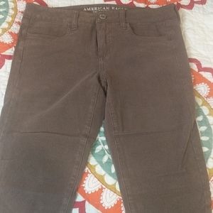 American Eagle Brown Jeggings
